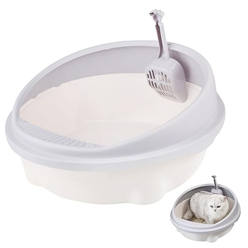 UPKOCH 1 Satz Katzenklo mit Spritzschutz und Halboffene Katzentoilette für Katzen Katzenstreu Box Macaron für Drinnen und Unterwegs UPKOCH 1 Satz Katzenklo mit Spritzschutz und Halboffene Katzentoilette für Katzen Katzenstreu Box Macaron für Drinnen und Unterwegs von UPKOCH