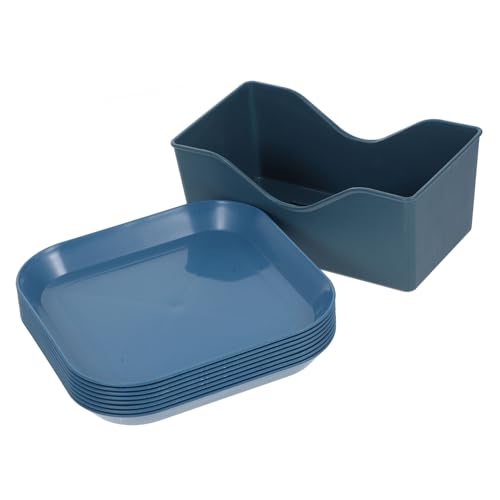 UPKOCH Napf Für Katzen Mit Flachem Boden Rutschfester Unterseite Stapelbarem Design Für Innen Und Außenbereich Geeignet Für Kleine Und Kurzbeinige Haustiere von UPKOCH