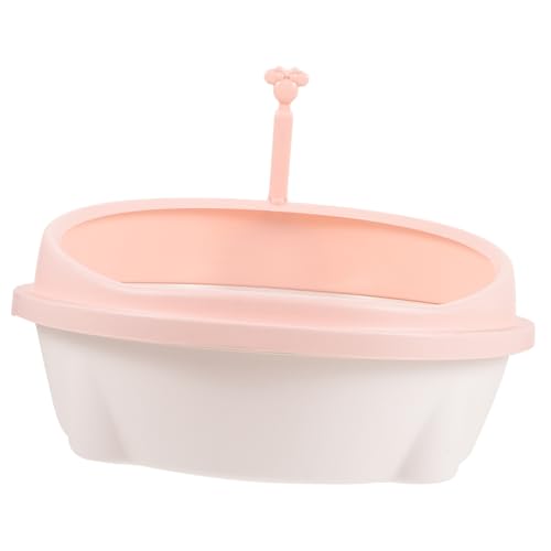 UPKOCH 1 Satz Katzentoilette Halb Bedeckt Klein Behälter Scoop Drinnen Katzenstreuboxen Wurf Mülleimer Groß Krämpfleiste Für Kätzchen Katzenstreu Pfanne Rosa Plastik UPKOCH 1 Satz Katzentoilette Halb Bedeckt Klein Behälter Scoop Drinnen Katzenstreuboxen Wurf Mülleimer Groß Krämpfleiste Für Kätzchen Katzenstreu Pfanne Rosa Plastik von UPKOCH