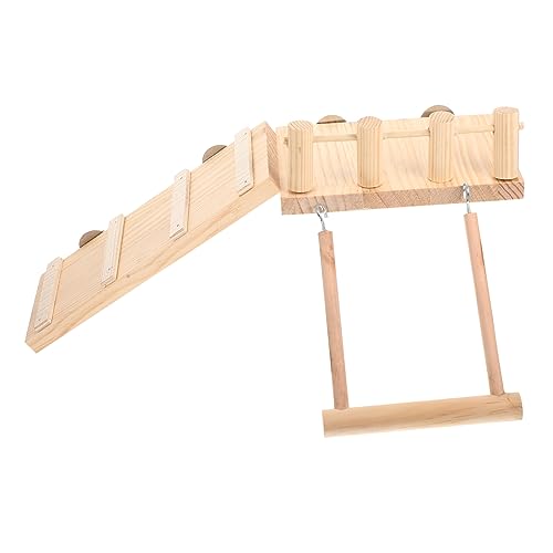 UPKOCH 1 Satz Sprungbrettleiter Schaukel Chinchilla-Accessoire Interessante Hamsterleiter Hamsterschaukel Aus Holz Dekorative Chinchilla-plattform Hamsterbedarf Hölzern UPKOCH 1 Satz Sprungbrettleiter Schaukel Chinchilla-Accessoire Interessante Hamsterleiter Hamsterschaukel Aus Holz Dekorative Chinchilla-plattform Hamsterbedarf Hölzern von UPKOCH
