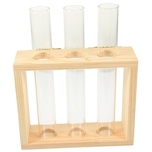 UPKOCH 1 Satz hydroponische Reagenzglasvase Pflanze Terrarium Glas Anlage Pflanzenwand Pflanzenterrarium Vermehrungsstation für Pflanzen Reagenzglas-Blumenvase Holz UPKOCH 1 Satz hydroponische Reagenzglasvase Pflanze Terrarium Glas Anlage Pflanzenwand Pflanzenterrarium Vermehrungsstation für Pflanzen Reagenzglas-Blumenvase Holz von UPKOCH