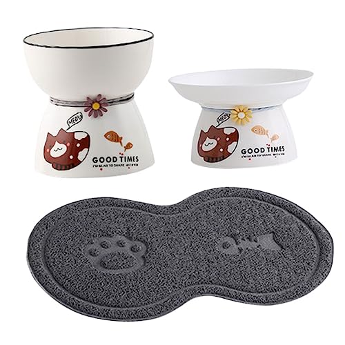 UPKOCH 1 Set Katzennapf Mit Hohen Füßen Erhöhte Katzenwassernäpfe Katzenfutter Für Den Innenbereich Futternapfständer Für Katzen Erhöhter Futternapf Für Kätzchen Auslaufsicherer UPKOCH 1 Set Katzennapf Mit Hohen Füßen Erhöhte Katzenwassernäpfe Katzenfutter Für Den Innenbereich Futternapfständer Für Katzen Erhöhter Futternapf Für Kätzchen Auslaufsicherer von UPKOCH