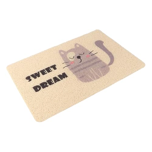 UPKOCH 1 Stück Haustier Katzentoilette Hunde Kissen Katzenzubehör für Wohnungskatzen drinnen groß Unterlage katzenstreu Futtermatte für Haustierfutter Haustierfuttermatte PVC Beige UPKOCH 1 Stück Haustier Katzentoilette Hunde Kissen Katzenzubehör für Wohnungskatzen drinnen groß Unterlage katzenstreu Futtermatte für Haustierfutter Haustierfuttermatte PVC Beige von UPKOCH