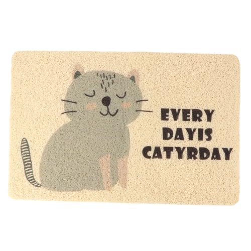 UPKOCH 1 Stück Haustier Katzentoilette gepolstert Unterlage für Hallo Matten Pads Hund Katze Matte drinnen Nest Pet Pad Katzenpolster Haustierkissen Katze PVC Grau von UPKOCH