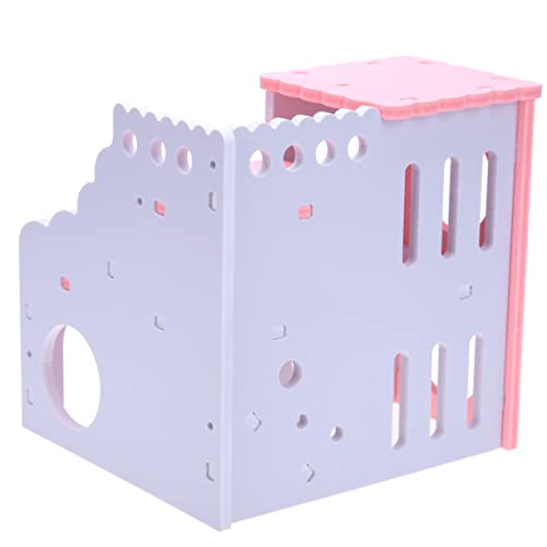 UPKOCH Hamsterhaus Mehreren Eingängen Und Schräger Leiter Für Aktivitäten Atmungsaktivem Design Und Geräumigem Schlafnest Als Spielzeug Für Kleine Haustiere von UPKOCH