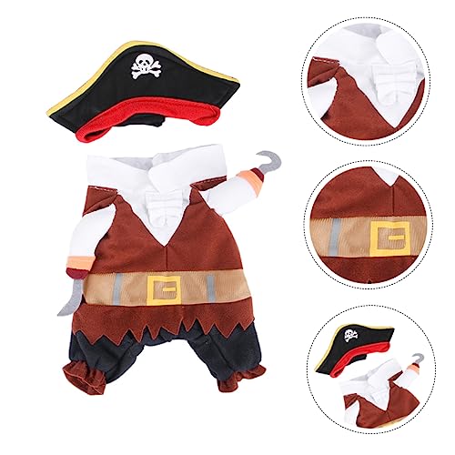 UPKOCH 1 Stück Hundekleidung Piraten -Outfit Cosplay Dackel Halloween-hundekostüme Hunde-Halloween-Outfits Robin Thema Hunde Kostüm Halloween -Party Albern Züchten Hündchen Groß Hellbraun UPKOCH 1 Stück Hundekleidung Piraten -Outfit Cosplay Dackel Halloween-hundekostüme Hunde-Halloween-Outfits Robin Thema Hunde Kostüm Halloween -Party Albern Züchten Hündchen Groß Hellbraun von UPKOCH