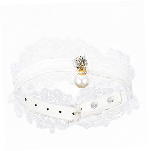 UPKOCH 1 Stück Katzenhalsband Katzenhalsbänder mit Licht Katze mit Bestickt beruhigend für Katzen Katzenzubehör Kragen Hundehalsband für Party verstellbare Haustierhalskette Spitze Weiß UPKOCH 1 Stück Katzenhalsband Katzenhalsbänder mit Licht Katze mit Bestickt beruhigend für Katzen Katzenzubehör Kragen Hundehalsband für Party verstellbare Haustierhalskette Spitze Weiß von UPKOCH