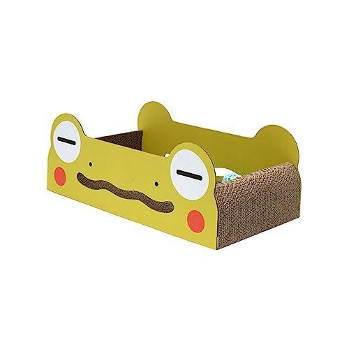 UPKOCH 1 Stück Katzenspielzeug Kratzbrett im Cartoon Design Große Kapazität aus Wellpappe Kratzschutz für Sofas und Teppiche und Langlebig für Stundenlangen Spaß für Katzen UPKOCH 1 Stück Katzenspielzeug Kratzbrett im Cartoon Design Große Kapazität aus Wellpappe Kratzschutz für Sofas und Teppiche und Langlebig für Stundenlangen Spaß für Katzen von UPKOCH