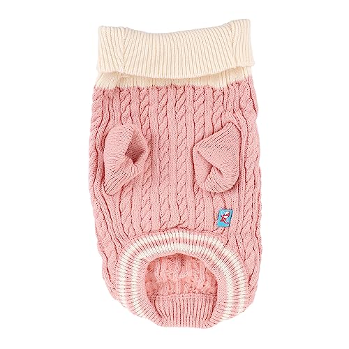 UPKOCH 1 Stück Kleidung Für Haustiere Nach Klein Hunde-Sweatshirts Welpenkostüme Hundekleidung Hundemäntel Hund Wintermantel Welpenmantel Wintermantel Für Hunde Welpenhemden Gestrick Rosa von UPKOCH