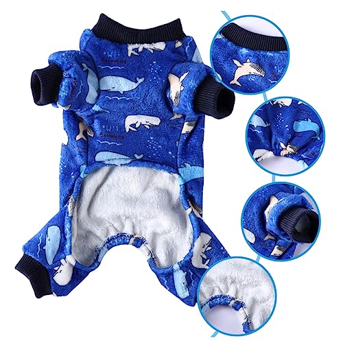 UPKOCH 1 Stück Kleidung für Haustiere Haustierpyjama für große Hunde Weihnachtspyjama Hunde-Pyjama Welpe Hundemäntel Hundebekleidung Haustierbekleidung Korallenvlies Blue UPKOCH 1 Stück Kleidung für Haustiere Haustierpyjama für große Hunde Weihnachtspyjama Hunde-Pyjama Welpe Hundemäntel Hundebekleidung Haustierbekleidung Korallenvlies Blue von UPKOCH