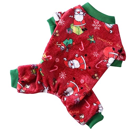 UPKOCH 1 Stück Kleidung für Haustiere kleiden Party Weihnachten Mäntel mit Vlies Weihnachtshaustierkleidung Hundekleidung Haustierhundkleidung Polyester rot UPKOCH 1 Stück Kleidung für Haustiere kleiden Party Weihnachten Mäntel mit Vlies Weihnachtshaustierkleidung Hundekleidung Haustierhundkleidung Polyester rot von UPKOCH