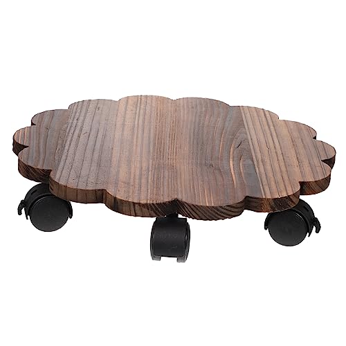UPKOCH 1 Stück Palette Mit Rollen Stand Zimmerpflanzen Im Innenbereich Pflanzgefäße Für Zimmerpflanzen Pflanzentopfschale Blumentopfhalter Tablett Ziehen Um Hölzern Kaffee UPKOCH 1 Stück Palette Mit Rollen Stand Zimmerpflanzen Im Innenbereich Pflanzgefäße Für Zimmerpflanzen Pflanzentopfschale Blumentopfhalter Tablett Ziehen Um Hölzern Kaffee von UPKOCH