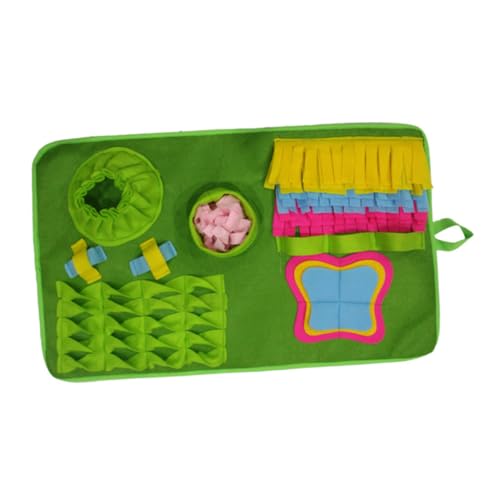 UPKOCH 1 Stück Schnüffelkissen Interactive Dog Toys Rechteckiges Haustierspielzeug Hunderätsel für Haustiere Puzzle Trainingstierspielzeug Lustiges Haustierspielzeug Filzstoff von UPKOCH