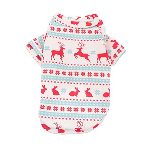 UPKOCH 1 Stück Weihnachtskleidung für Hunde dekoratives Haustierkostüm Rentier-Hundekostüm kleine hundekleidung süße Hundekleider Welpe Polyester-Vlies Weiß UPKOCH 1 Stück Weihnachtskleidung für Hunde dekoratives Haustierkostüm Rentier-Hundekostüm kleine hundekleidung süße Hundekleider Welpe Polyester-Vlies Weiß von UPKOCH