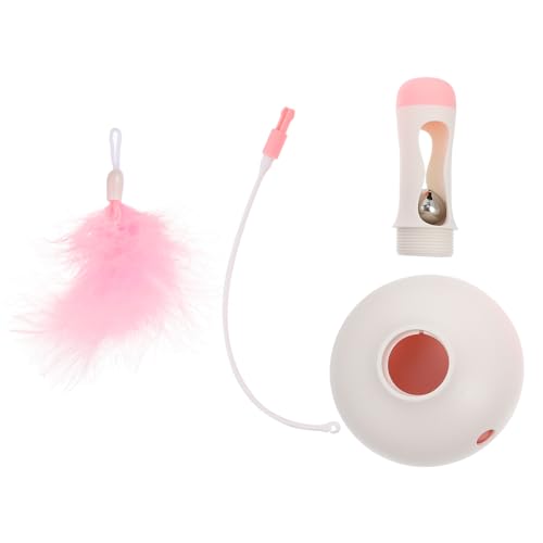 UPKOCH 1 Stück interaktiver Trainingsbecher katzenspielzeug Interactive cat Toy Katzen Angeln Katzen + für Katze lustiges Jagdspielzeug Kätzchen Becher Katzen-Teaser Plastik Rosa von UPKOCH
