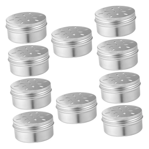UPKOCH 10 Stück Duftbox für Hundetraining Geruchstrainingsset für Hunde Deckel Hilfsmittel für das Agility-Training für Hunde Nase Ausbildung Kanister Bausatz Ausrüstung Zug Aluminium von UPKOCH