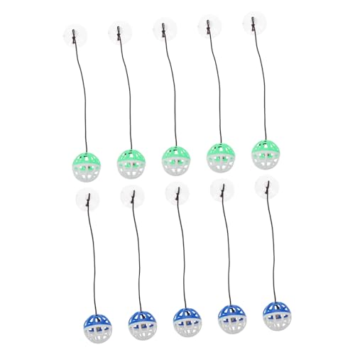 UPKOCH 10 Stück Glockenkatze Katze, Die Glocke Neckt Katzenglocke Drinnen Katzenkugeln Für Innenkatzen Gelangweilt Katzenspielzeug Mit Ball Plastik Zufällige Farbe UPKOCH 10 Stück Glockenkatze Katze, Die Glocke Neckt Katzenglocke Drinnen Katzenkugeln Für Innenkatzen Gelangweilt Katzenspielzeug Mit Ball Plastik Zufällige Farbe von UPKOCH
