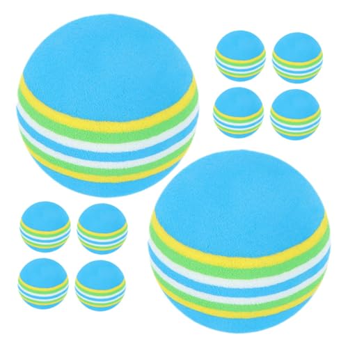 UPKOCH 10 Stück Teiliges Bunte Eva Weiche Mini für Indoor Training Langlebige Novelty Bälle Petfreundlich für Katzen Spiel und Indoor Übung von UPKOCH