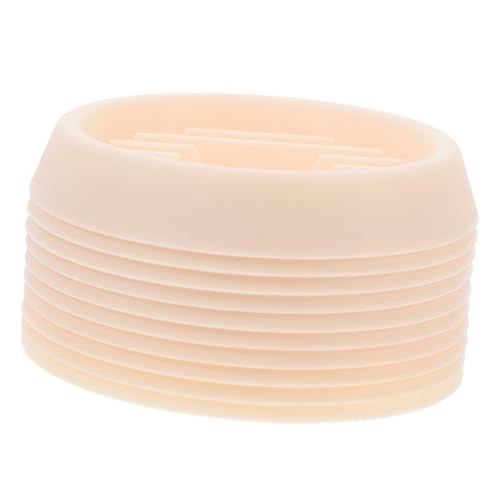 UPKOCH 10stücke Kleine Kunststoffuntersetzer Für Pflanzen Runde Tropfschalen Für Topfpflanzen Und Sukkulenten Innenbereich Pflanzentabletts Zum Auffangen Von Wasser Auslaufsicher Für von UPKOCH