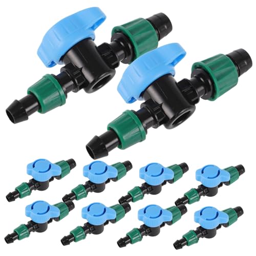 UPKOCH 10Stücke Doppelverriegelungsventile für Tropfbewässerungssysteme Pe Material mit Flexiblem Wasserfluss für Einfache Handhabung Anpassbares Design Seitlicher UPKOCH 10Stücke Doppelverriegelungsventile für Tropfbewässerungssysteme Pe Material mit Flexiblem Wasserfluss für Einfache Handhabung Anpassbares Design Seitlicher von UPKOCH