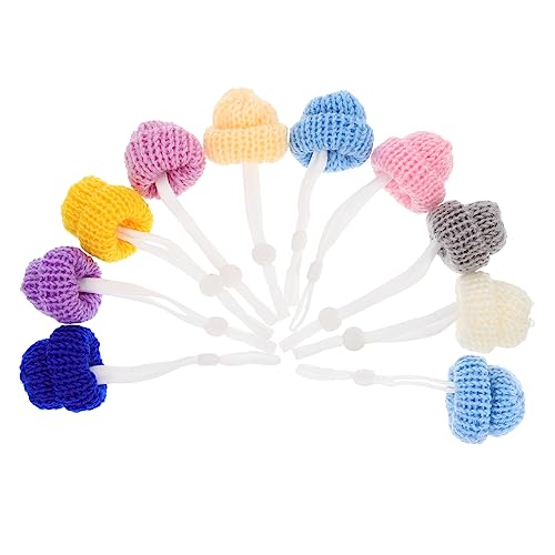 UPKOCH 10Stücke Mini Hüte für Haustiere Einstellbare Bequeme Kriechtiere Hüte für Hühner und Andere Partys und Winterliche von UPKOCH