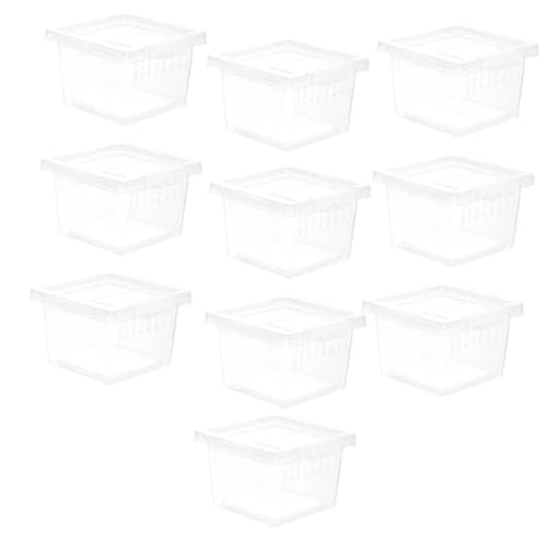 UPKOCH 10stücke Reptil Zucht Box Kunststoff Fütterung Box Bearded Dragon Feeder Mit Atemloch Für Klarem Design Für Einfache Beobachtung Und Langlebigem Material Für Terrarium Und UPKOCH 10stücke Reptil Zucht Box Kunststoff Fütterung Box Bearded Dragon Feeder Mit Atemloch Für Klarem Design Für Einfache Beobachtung Und Langlebigem Material Für Terrarium Und von UPKOCH
