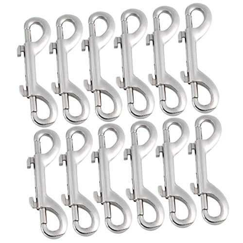 UPKOCH 12Stücke Teiliges Doppelte Snap Clips für Haustierleinen Karabinerhaken für Hundeleinen und Outdoor Aktivitäten UPKOCH 12Stücke Teiliges Doppelte Snap Clips für Haustierleinen Karabinerhaken für Hundeleinen und Outdoor Aktivitäten von UPKOCH