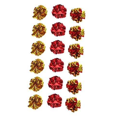 UPKOCH 18 Stück Papierkugelspielzeug Katzenspielzeug für drinnen Teaser Haustier Crinkle Cat Toy Knochen zum Necken von Katzen Crinkle-Ball für Katzen Katzenball Zufällige Farbe UPKOCH 18 Stück Papierkugelspielzeug Katzenspielzeug für drinnen Teaser Haustier Crinkle Cat Toy Knochen zum Necken von Katzen Crinkle-Ball für Katzen Katzenball Zufällige Farbe von UPKOCH