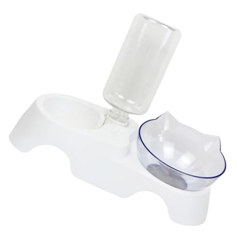 UPKOCH Automatischer Wasserspender Haustiernapf-Set 1 Futter- Und Wassernapf Für Katzen Leicht Zu Reinigen Und Modern von UPKOCH