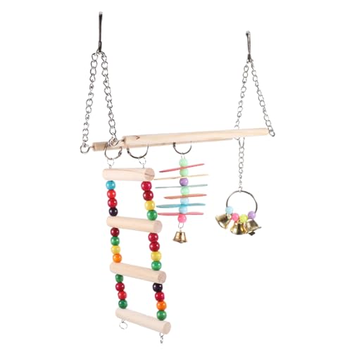 UPKOCH 1Satz Vogelspielzeug aus Holz für Sittiche Einstellbare Vogelschaukel Sicher und Langlebig für Nymphensittiche und Papageien Perfekter Spielplatz UPKOCH 1Satz Vogelspielzeug aus Holz für Sittiche Einstellbare Vogelschaukel Sicher und Langlebig für Nymphensittiche und Papageien Perfekter Spielplatz von UPKOCH