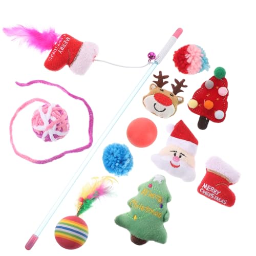 UPKOCH 1Satz Weihnachtsspielzeug Für Katzen Teiliges Mit Interaktiver Spielangel Und Quietschspielzeug Katzenspielzeug Für Gemeinsame Und Dekoration UPKOCH 1Satz Weihnachtsspielzeug Für Katzen Teiliges Mit Interaktiver Spielangel Und Quietschspielzeug Katzenspielzeug Für Gemeinsame Und Dekoration von UPKOCH