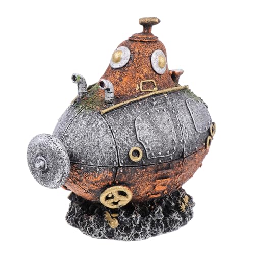 UPKOCH 1Stück Aquarium Dekoration Boot Trümmer Farbiges Harz Ornament für Fischtanks für Süßwasser und Aquarien Bietet Versteckmöglichkeiten für Fische UPKOCH 1Stück Aquarium Dekoration Boot Trümmer Farbiges Harz Ornament für Fischtanks für Süßwasser und Aquarien Bietet Versteckmöglichkeiten für Fische von UPKOCH