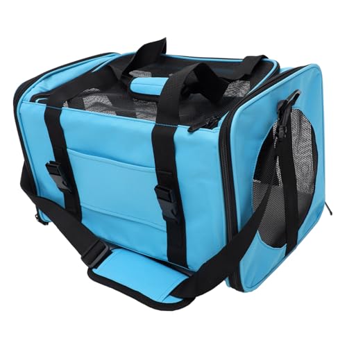 UPKOCH 1Stück Faltbare Haustiertragetasche für Reisen Handheld Transporttasche für Katzen und Kleine Atmungsaktives Mesh Design mit Spielöffnung für Camping und Ausflüge von UPKOCH
