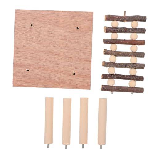 UPKOCH Holzleiter-plattform-Spielzeug Für Hamster Und Eichhörnchen Kletterleiter Aus Holz Zur Reduzierung Von Langeweile Und Geistiger Gesundheit Für Kleintiere von UPKOCH