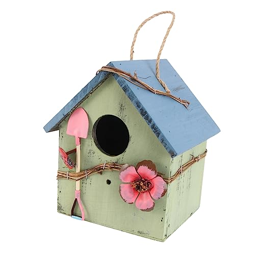 UPKOCH 1Stück Holz Für Garten Handgemachtes Hängendes Vogelhaus Mit Rustikalem Design Für Vogelbeobachtung Und Dekorativer Im Freien UPKOCH 1Stück Holz Für Garten Handgemachtes Hängendes Vogelhaus Mit Rustikalem Design Für Vogelbeobachtung Und Dekorativer Im Freien von UPKOCH