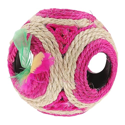 UPKOCH 1Stück Katzenkaukugel Aus Sisal Interaktive Katzenkugel Für Molarpflege Bissfestes Kauspielzeug Für Katzen Fördert Das Kauen UPKOCH 1Stück Katzenkaukugel Aus Sisal Interaktive Katzenkugel Für Molarpflege Bissfestes Kauspielzeug Für Katzen Fördert Das Kauen von UPKOCH