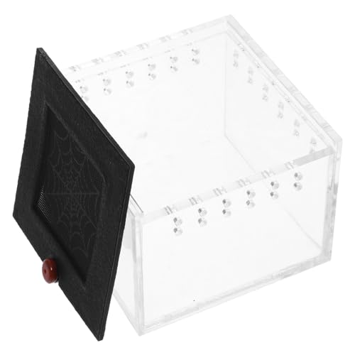 UPKOCH 1Stück Reptilien Futterbox Aus Zuchtbox Für Spinnen Skorpione Und Gecko Mit Belüftungsöffnungen Und Magnetverschluss Transport von UPKOCH