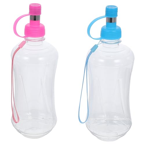 UPKOCH 2 STÜCK Tragbare Hundetrinkflasche mit Aufhängung Outdoor Wasserspender für Haustiere Leicht Bpa Frei für Reisen und Camping von UPKOCH