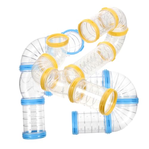 UPKOCH 2 Sätze Hamster-Röhren-Kit Schläuche Hamsterröhren und Tunnel Hamster-Tunnelröhren Hamsterkäfig drinnen Rattenspielzeug für Hausratten Hamstertunnelröhren klare Hamsterröhrchen pp von UPKOCH