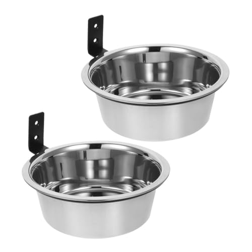 UPKOCH 2 Sätze Wandmontierter Hundenapf Edelstahlhund -fütterungsschalen Haustierkuchenschale Hängende Hundenäpfe Erhöhte Hundenäpfe Futternapf Für Haustiere Silver Rostfreier Stahl UPKOCH 2 Sätze Wandmontierter Hundenapf Edelstahlhund -fütterungsschalen Haustierkuchenschale Hängende Hundenäpfe Erhöhte Hundenäpfe Futternapf Für Haustiere Silver Rostfreier Stahl von UPKOCH