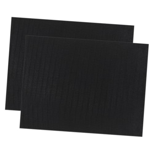 UPKOCH 2 Stück Aquarium-stoßdämpfer Filtermedien Für Aquarien Filterschwamm Dünne Gummimatte Fischfiletmatte Aquarienmatte Für Den Untertank Fischfilter Für Aquarien Groß Black Schaum von UPKOCH