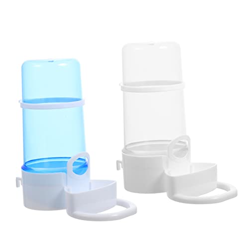 UPKOCH 2 Stück Automatischer Vogelwasser und Futtersspender Futterautomat für Vogelkäfige Transparent und Blau für Wellensittiche und Vögel Spill und Langlebig UPKOCH 2 Stück Automatischer Vogelwasser und Futtersspender Futterautomat für Vogelkäfige Transparent und Blau für Wellensittiche und Vögel Spill und Langlebig von UPKOCH