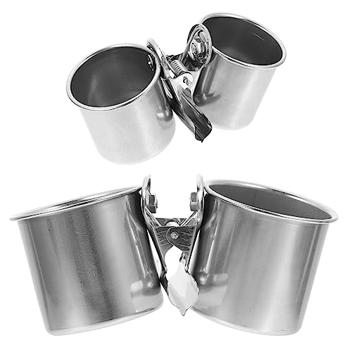 UPKOCH 2stücke Edelstahl Vogelnapf Mit Halter Futter Wassernapf Für Papageien Leichte Handhabung Leicht Zu Reinigen Geeignet Für Wellensittiche Und Andere Vögel UPKOCH 2stücke Edelstahl Vogelnapf Mit Halter Futter Wassernapf Für Papageien Leichte Handhabung Leicht Zu Reinigen Geeignet Für Wellensittiche Und Andere Vögel von UPKOCH