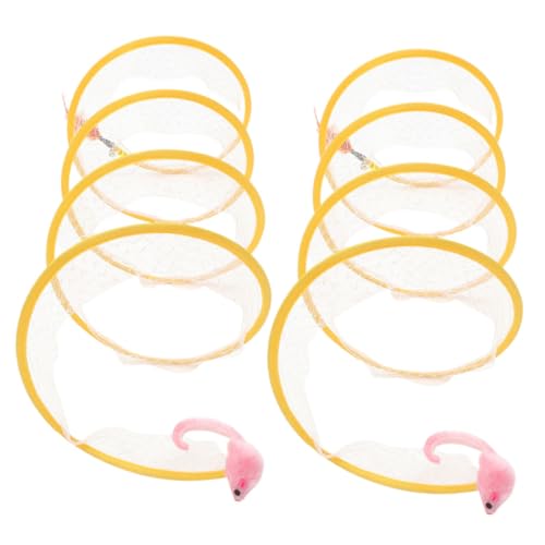 UPKOCH 2 Stück Faltbarer Katzentunnel Spielzeugset Federdesign Interaktives Katzenspielzeug Fitness für Katzen und Kätzchen UPKOCH 2 Stück Faltbarer Katzentunnel Spielzeugset Federdesign Interaktives Katzenspielzeug Fitness für Katzen und Kätzchen von UPKOCH