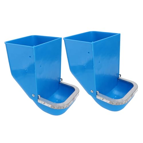 UPKOCH 2 Stück Futterbox für Kaninchen tierfutterbehälter vogelfutterspender vogelfutterhäuschen Birdfeeder vogelfutterstelle Heu Vieh Geflügelfutter Geflügel fressender Eimer Plastik von UPKOCH