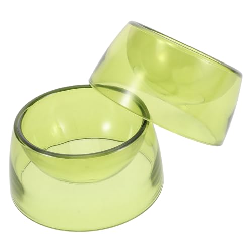 UPKOCH 2 Stück Futternapf für Hamster Hamsterschale Guinea Hamster Futter Schüssel Leichtgewichtige Futter Schüssel Nager Futternapf Hamsterfutter Futternapf für Ratten p.s Light Green von UPKOCH