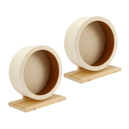 UPKOCH 2stücke Holz Laufrad Für Hamster Mit Geräuschlosem Lager Laufspielzeug Aus Kork Für Kleine Haustiere Mausrad Für Geräuschloses Hamsterrad Stabiles Design Für Hamster UPKOCH 2stücke Holz Laufrad Für Hamster Mit Geräuschlosem Lager Laufspielzeug Aus Kork Für Kleine Haustiere Mausrad Für Geräuschloses Hamsterrad Stabiles Design Für Hamster von UPKOCH