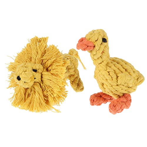 UPKOCH 2 Stück Hundekauspielzeug Hundeseilspielzeug Hundebackenzahnstab Kauspielzeug Für Große Hunde Hundespielzeug Seil Gestricktes Seilspielzeug Für Hunde Welpenspielzeug von UPKOCH