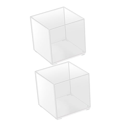 UPKOCH 2 Stück Hydrokultur-pflanzenutensilien Wachsend Vase Anlage Deko Links Mikrolandschafts-DIY-gefäß Kunststoffbehälter Für Terrarien Klares Terrarium Moos Landschaft Container Pp von UPKOCH