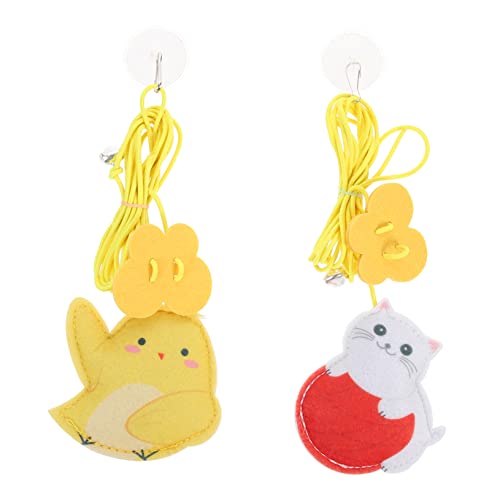 UPKOCH 2 Stück Interaktives Katzenspielzeug Hängende Spielzeuge für Katzen mit Katzenminze Verstellbar Strapazierfähigem Material für Indoor Katzen und Kätzchen UPKOCH 2 Stück Interaktives Katzenspielzeug Hängende Spielzeuge für Katzen mit Katzenminze Verstellbar Strapazierfähigem Material für Indoor Katzen und Kätzchen von UPKOCH